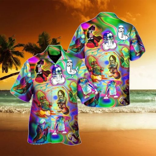 Colorful Funny Star Wars Hawaiian Shirt Unique Gift