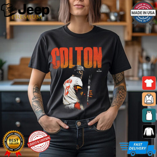 Colton Cowser MLB Baltimore Orioles Bold t shirt