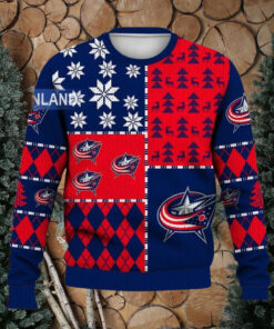 Columbus Blue Jackets Ugly Sweater Christmas