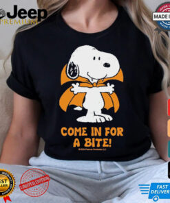 Come In For A Bite Peanuts Snoopy Vampire Shirt