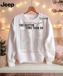 Comfort Colors® 2 Sides Zach Bryan The Quittin Time Tour 2024 T Shirts