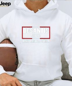 Company Ron Desantis 2024 Make America Florida Men's Political Short Sleeve T Shirt