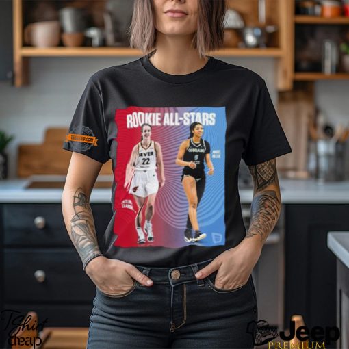 Congrats Caitlin Clark And Angel Reese Have Been Named 2024 WNBA Rookie All Stars Vintage T Shirt