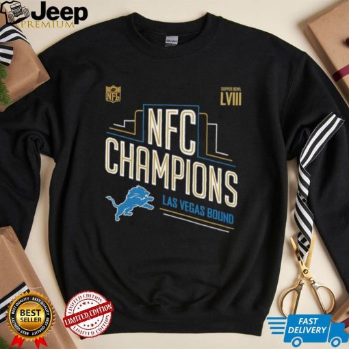 Congrats Detroit Lions Are 2023 NFC Champions And Advance to Super Bowl LVIII Las Vegas Bound Unisex T Shirt