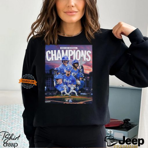 Congrats Duke Blue Devils Champions 2024 ACC Baseball Conference Tournament Unisex T Shirt