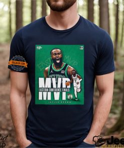 Congrats Jaylen Brown Wins The Larry Bird Trophy For 2024 Eastern Conference Finals MVP T Shirt