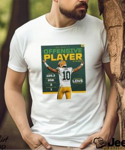 Congrats Jordan Love Green Bay Packers Has Been Named The NFL Offensive Player Of The Week Rating Point Classic T Shirt