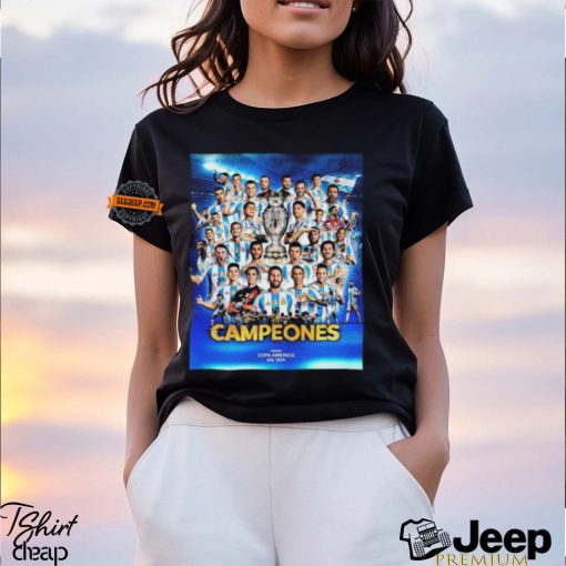 Congrats Seleccion De Futbol De Argentina Campeones Copa America USA 2024 Classic T Shirt