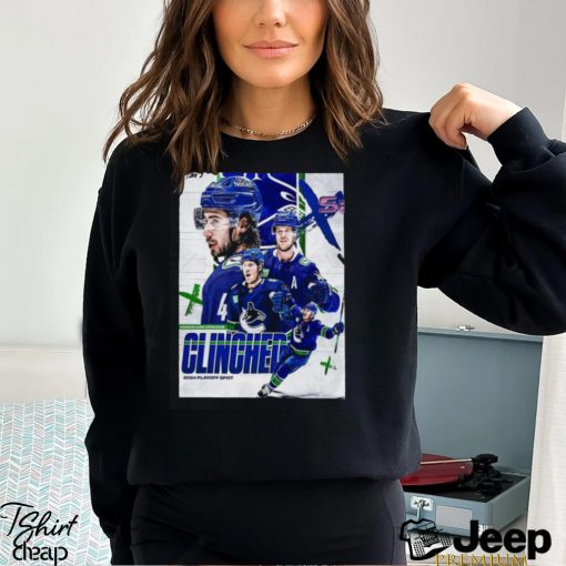 Congratulation Vancouver Canucks Playoff Clinch Stanley Cup NHL 2024 Shirt