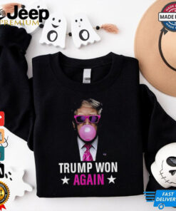 Congratulations Trump Won Again 2024 Election Vote President 47th American Shirt