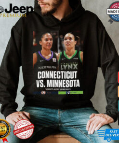 Connecticut vs. Minnesota 2024 WNBA Playoff Semi Finals Matchup Shirt