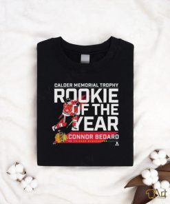 Connor Bedard Chicago Blackhawks 2024 Calder Memorial Trophy Winner T Shirt