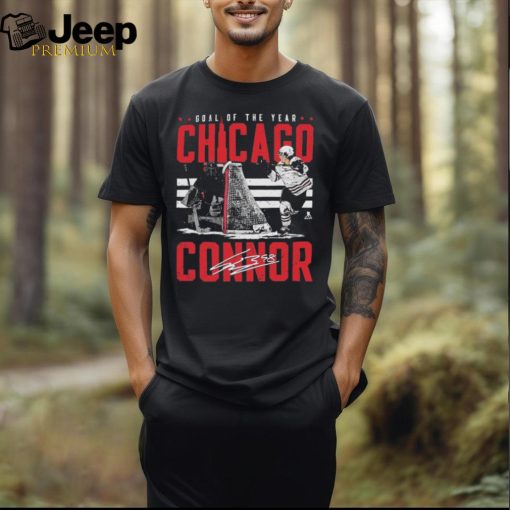 Connor Bedard Chicago Goal Of The Year signature shirt