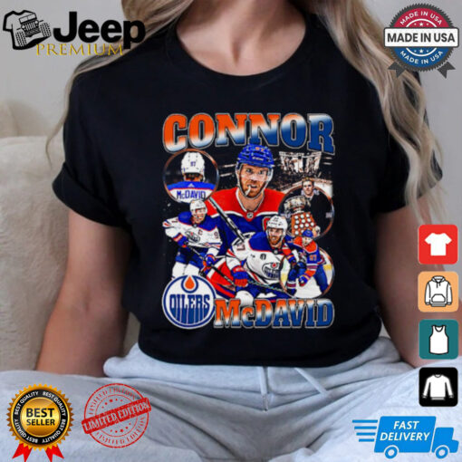 Connor McDavid Retro Collage T Shirt