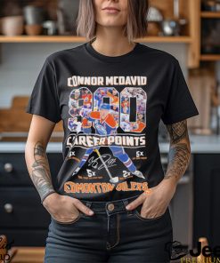 Connor Mcdavid 900 Edmonton Oilers signatures 2024 shirt