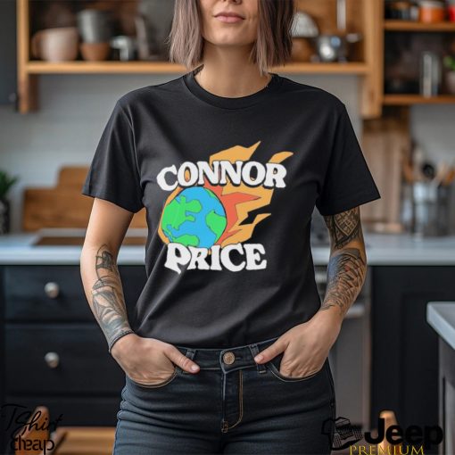 Connor Price Globe On Fire Earth T shirts