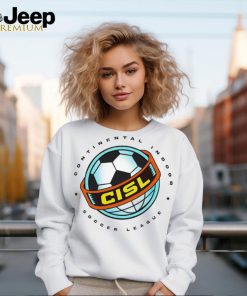 Continental Indoor Soccer League CISL Logo t shirt