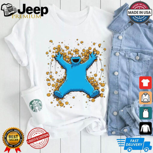 Cookie Monster Cookie Angel cartoon shirt