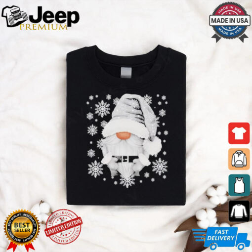 Cool Grey Santa Gnomie For Gothic And Emo With Winter Gnome Shirt