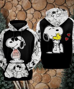 Cool Snoopy comic Full Printed 3D Hoodie