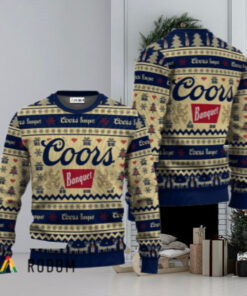 Coors Banquet Festive All Over Ugly Sweater