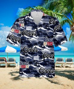 Coors Banquet Hawaiian Sea Island Pattern Hawaiian Shirt