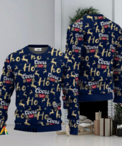 Coors Banquet Ho Ho Ho Christmas Sweater