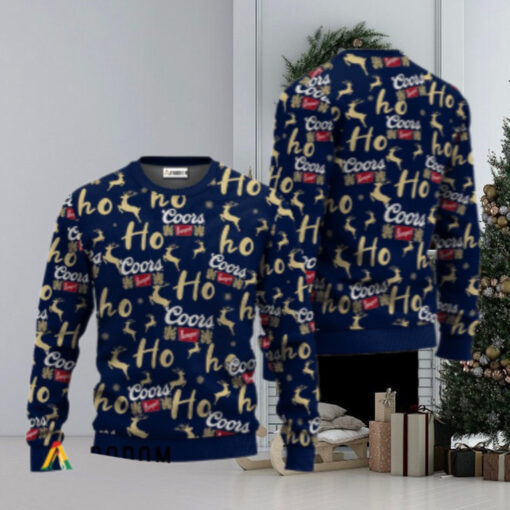 Coors Banquet Ho Ho Ho Christmas Sweater