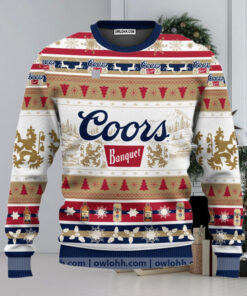 Coors Banquet Merry Christmas Ugly Christmas Sweaters