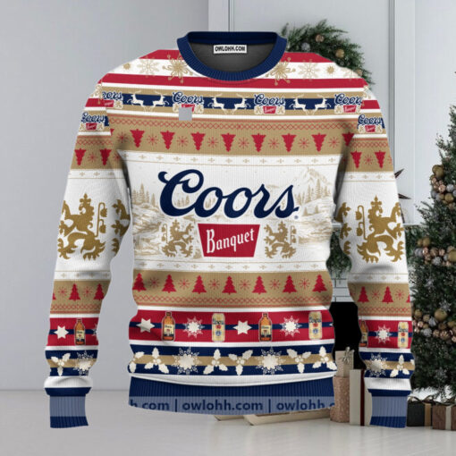 Coors Banquet Merry Christmas Ugly Christmas Sweaters