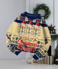 Coors Banquet Xmas Cans Of Beer Ugly Sweater