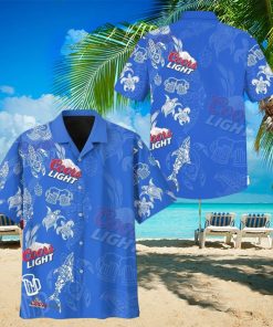 Coors Light Beer Hawaiian Shirt Ocean Animals Gift For Sea Lover