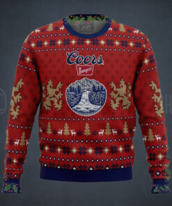 Coors Light Beer Ugly Christmas Sweater