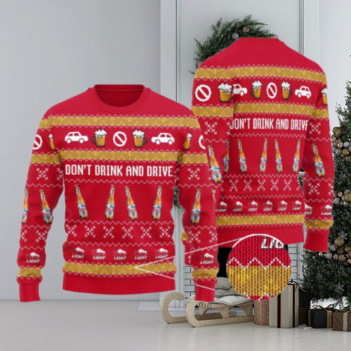 Coors Light Don’t Drink And Drive Red Ugly Sweater