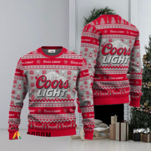 Coors Light Festive All Over Ugly Sweater