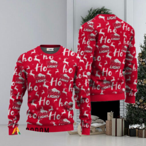 Coors Light Ho Ho Ho Christmas Sweater