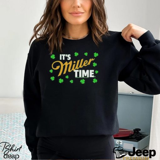 Coors mad engine it’s miller time st. paddy’s day graphic 2024 shirt