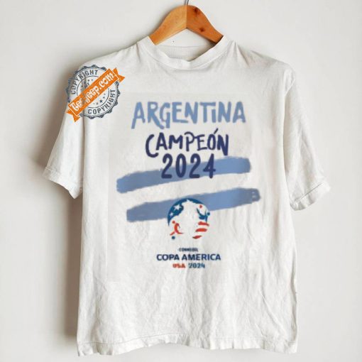 Copa America 2024 Argentina Campeon Shirt Copa America 2024 Argentina Champions Shirt Argentina Copa America 2024 Shirt