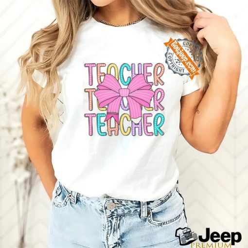 Coquette Teacher shirt