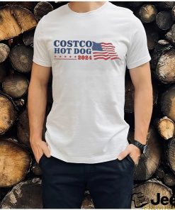 Costco Hot Dog 2024 America Flag Shirt