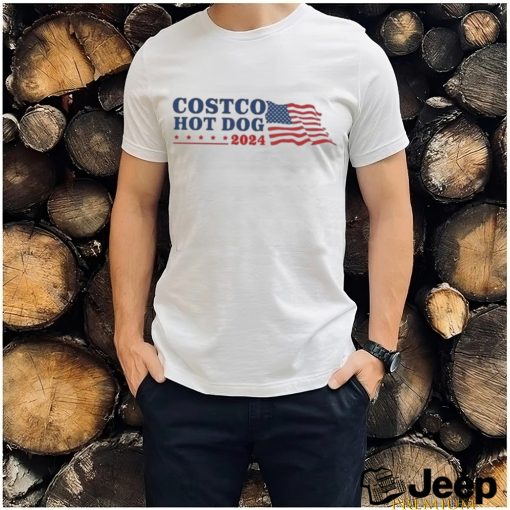 Costco Hot Dog 2024 America Flag Shirt