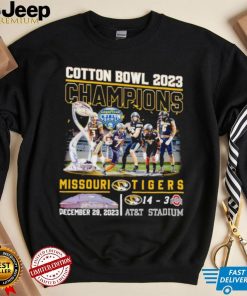 Cotton Bowl 2023 Champions Missouri Tigers 14 3 shirt