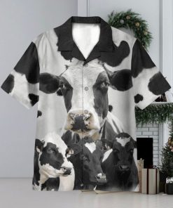 Cow Great Funny Button’s Up Shirts 3D Hawaiian Shirt Summer Vaction Gift