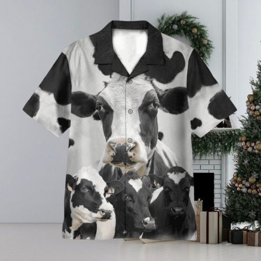 Cow Great Funny Button’s Up Shirts 3D Hawaiian Shirt Summer Vaction Gift