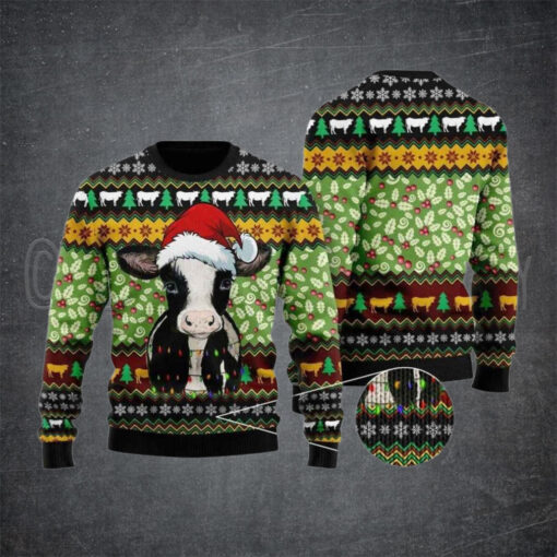 Cow Ver 2 Ugly Christmas Sweater