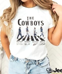 Cowboys Walking Abbey Road Signatures Football Shirt