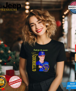 Craig Counsell Milwaukee Brewers thanks for the memories shirt