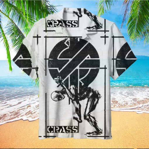 Crass Rock Band Logo Short Sleeve Hawaiian Shirt