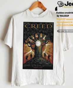 Creed PNC Bank Arts Center Holmdel NJ August 7 2024 Poster shirt