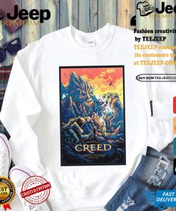 Creed august 21 2024 xfinity center in mansfield ma poster shirt